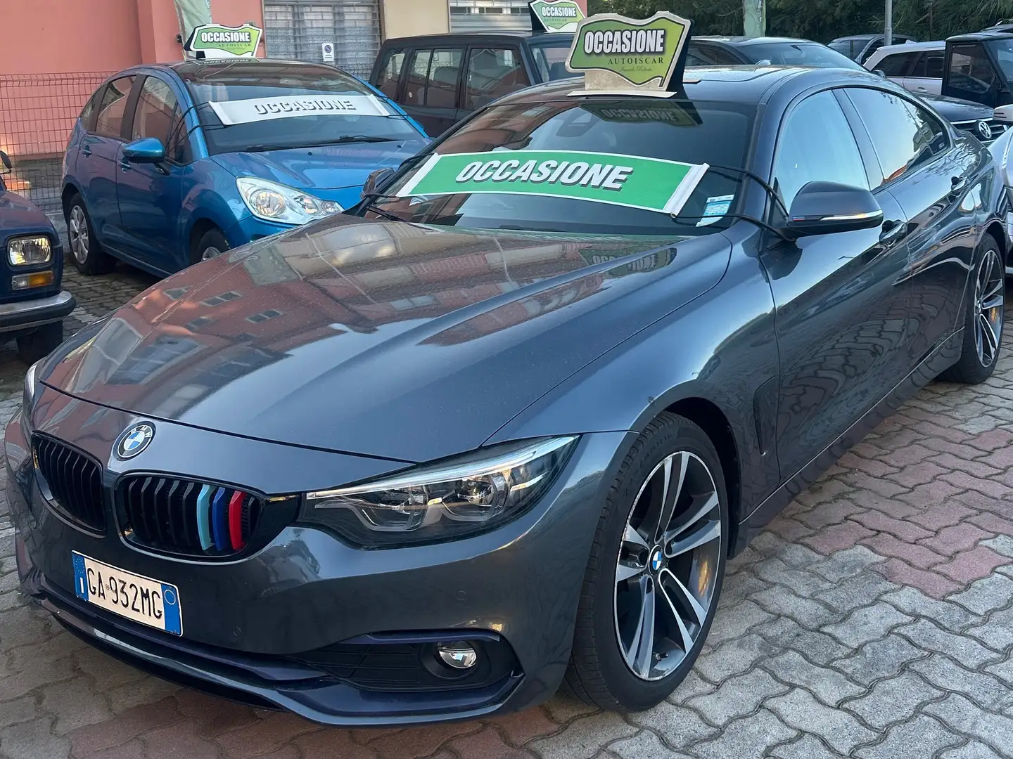 BMW 418 418d Gran Coupe Luxury Grigio - 2