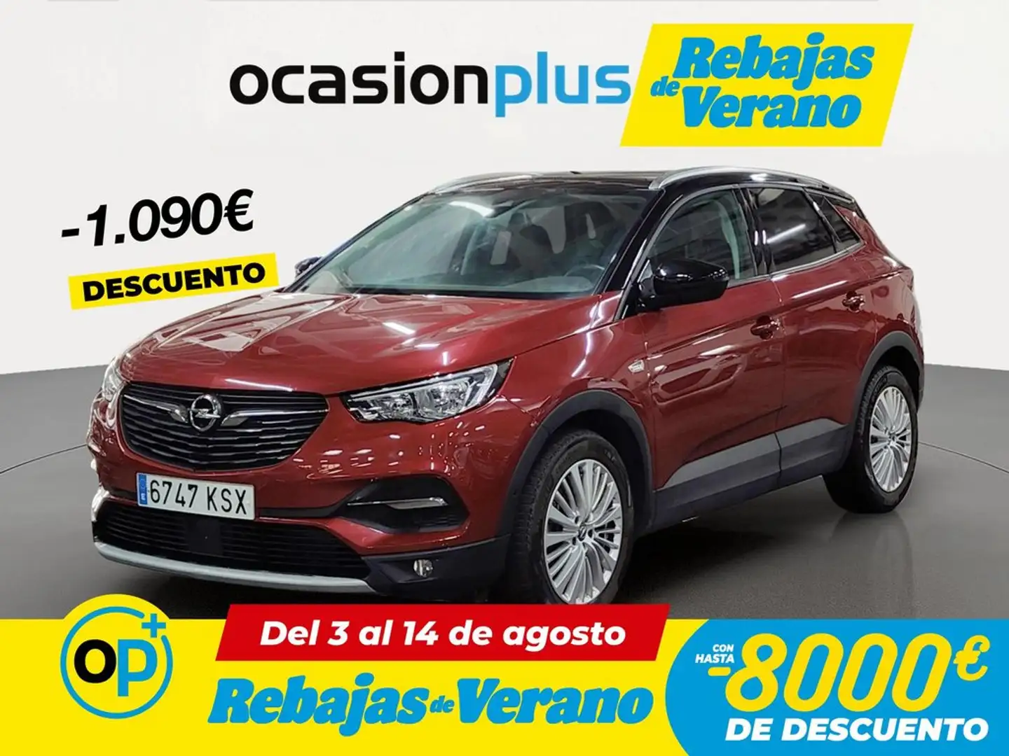 Opel Grandland X 1.2T S&S Design Line 130 Rojo - 1