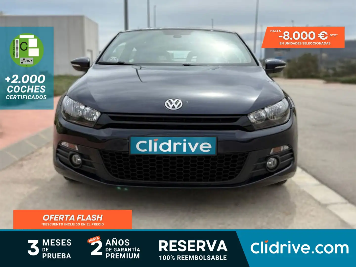 Volkswagen Scirocco 1.4 TSI 160cv by R-Line Negro - 1