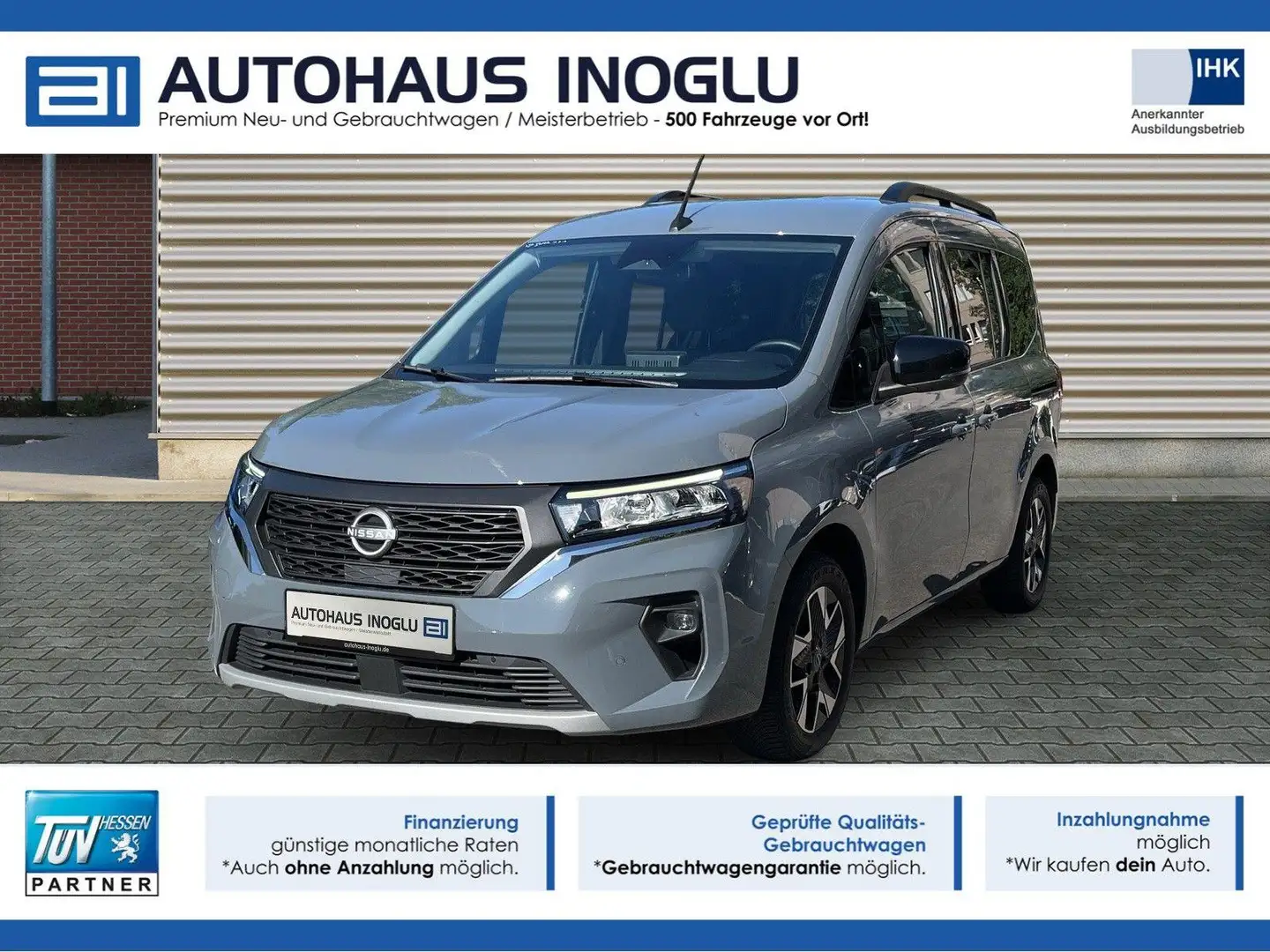 Nissan Townstar 1.3*N-Design*5Sitz*RKam*LED*Navi*Leder Grau - 1