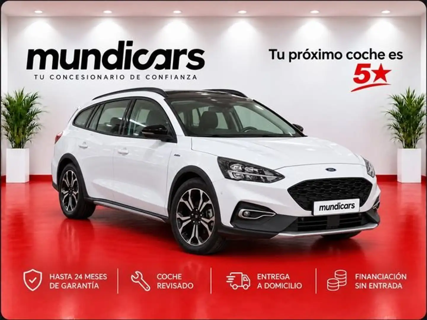 Ford Focus 1.0 Ecoboost 92kW Active Blanco - 1