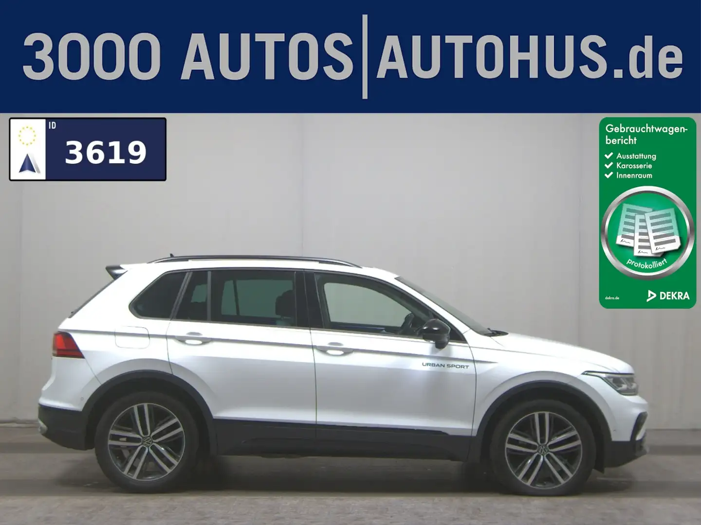 Volkswagen Tiguan 2.0 TDI 4M Sport AHK Navi Matrix Pano RFK Blanc - 1