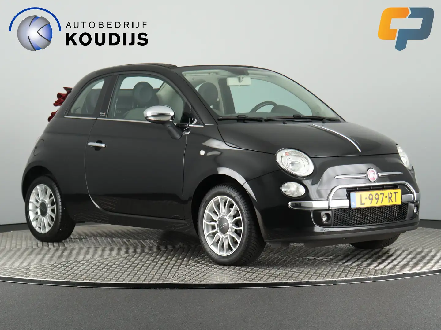 Fiat 500C 1.2 Lounge (Airco / Bluetooth / City-stand / LM ve Fekete - 1