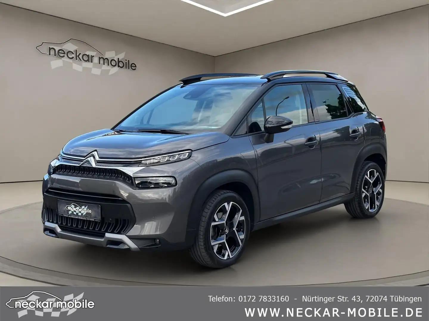 Citroen C3 Aircross C3 1.2Aircross Shine Pack Autom.  Navi LED KAM Gris - 1