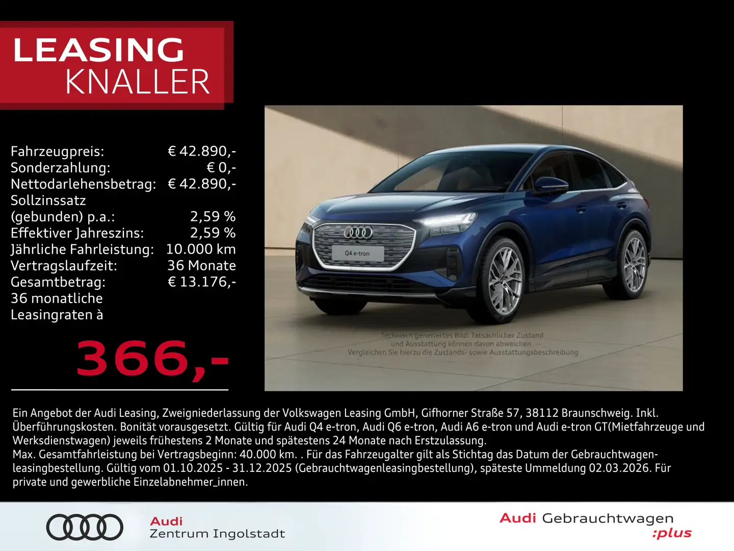Audi Q4 e-tron Q4 Sportback e-tron 35 S line 21" MATRIX AHK KAM. Blau - 1