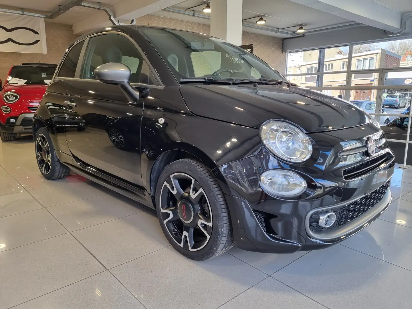 Fiat 500 1.2i Sport (EU6d-TEMP) Schwarz - 1