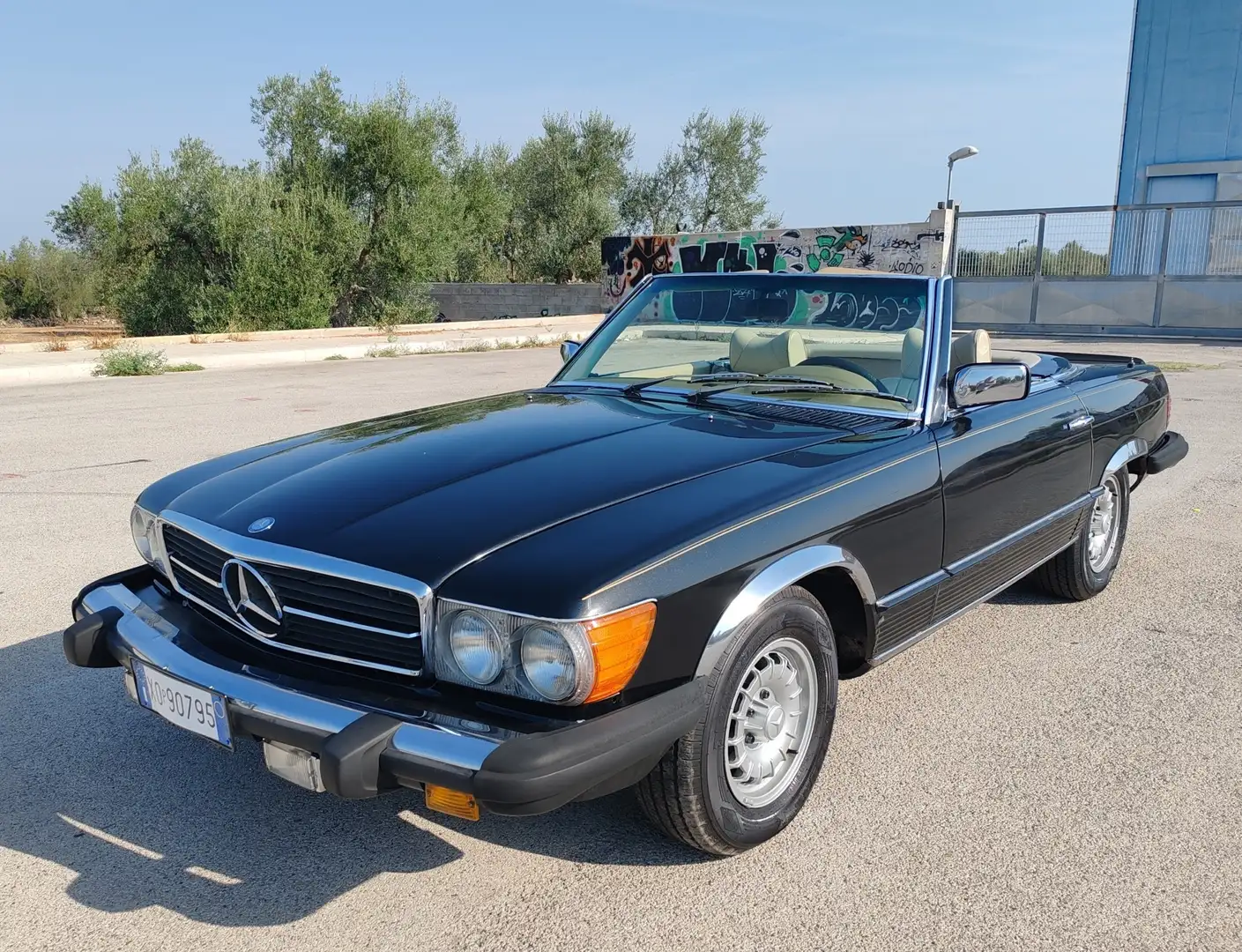 Mercedes-Benz SL 450 Roadstar model USA cat. Documenti italiani Negru - 1