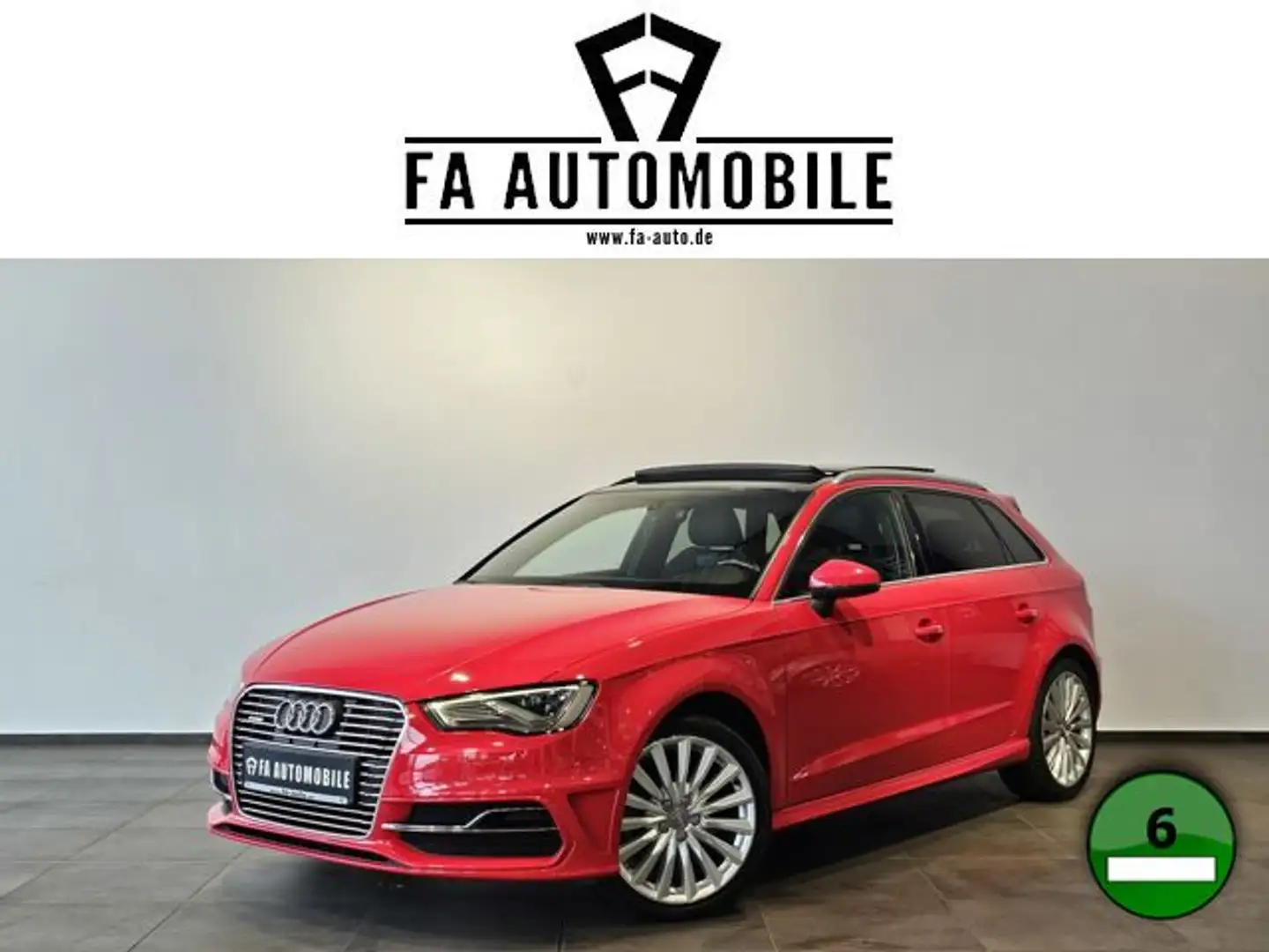 Audi A3 Sportback e-tron Leder Navi LED Pano B&O 18" Red - 1