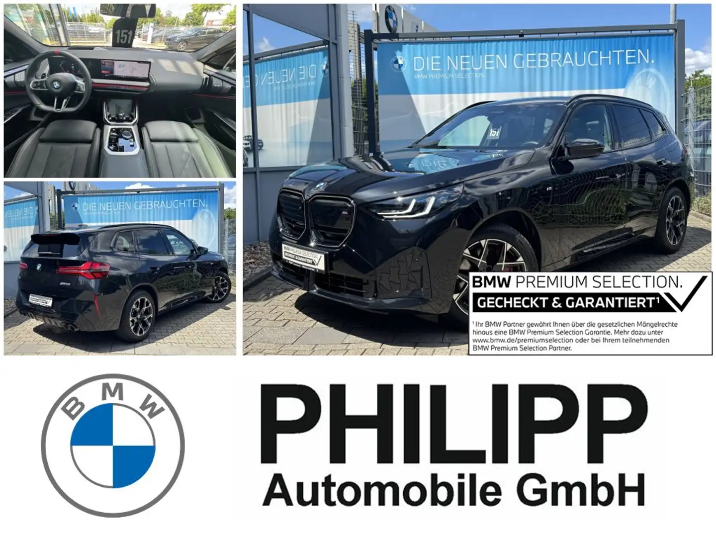 BMW X3 M 50 xDrive M Sport Pro h/k AHK PANO StHzg Schwarz - 1