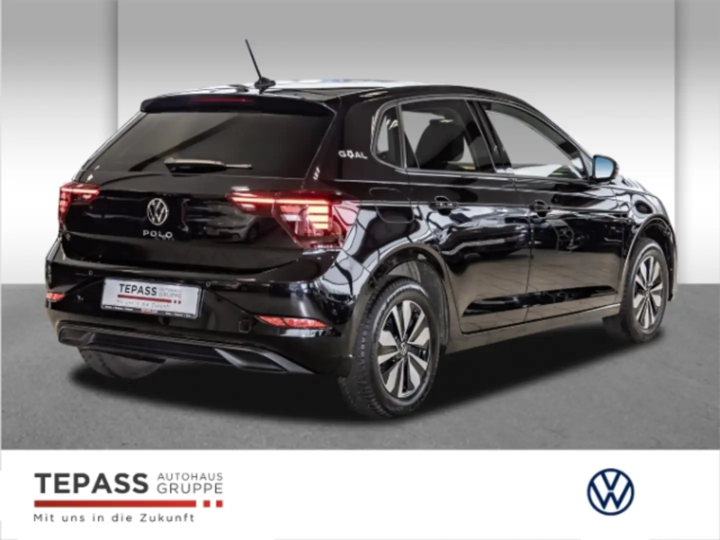 Volkswagen Polo 1.0l TSI Goal KLIMA APP SHZ Schwarz - 2