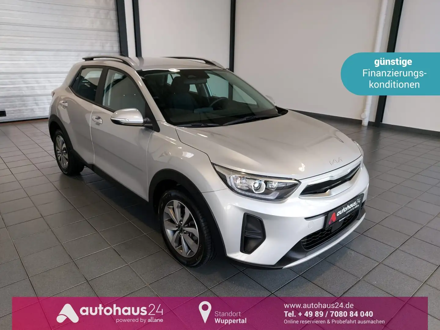 Kia Stonic 1.0 T-GDI Vision|DCT|CarPlay|Navi Silber - 1
