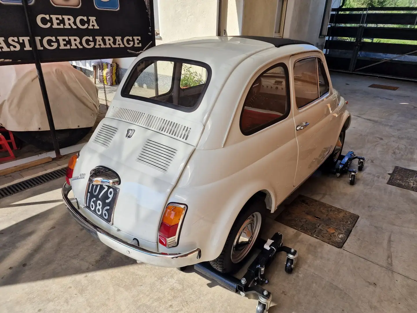 Fiat 500 F Blanc - 2