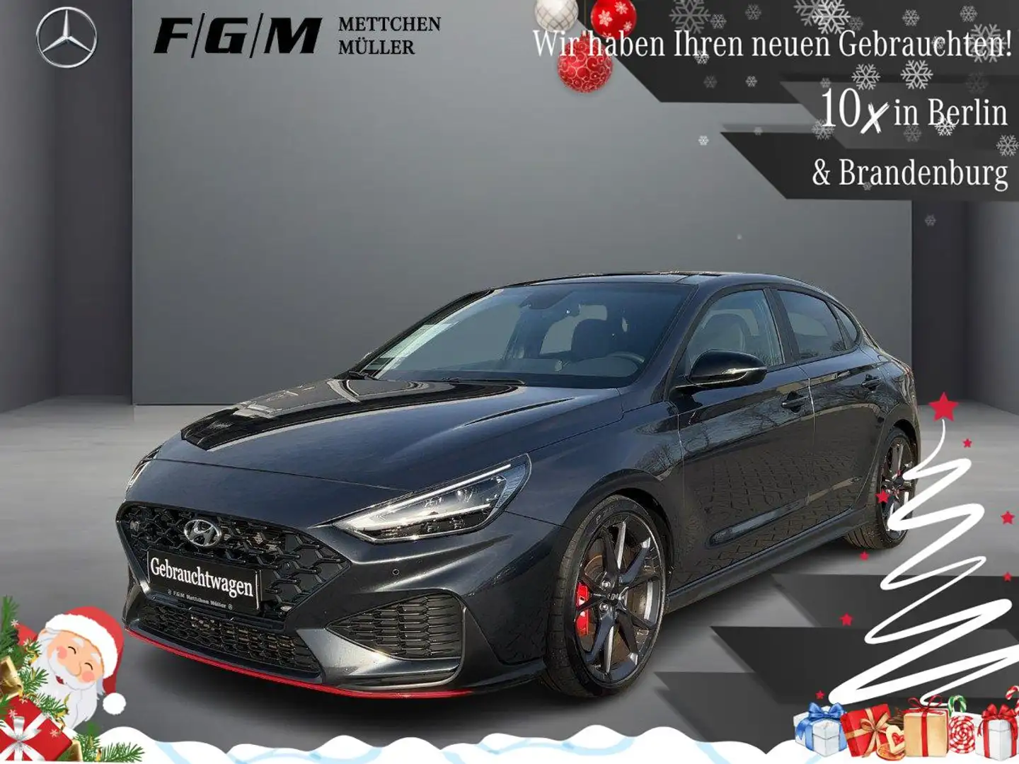Hyundai i30 Fastback 2.0 T-GDI N Performance TWA|CarPlay Gris - 1