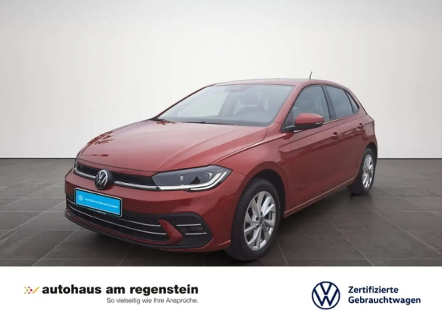 Volkswagen Polo 1.0 TSI DSG Style Matrix/Navi/Kamera Rot - 1