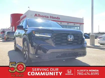 Black 2025 Honda Pilot SUV / Crossover All-Wheel Drive Automatic