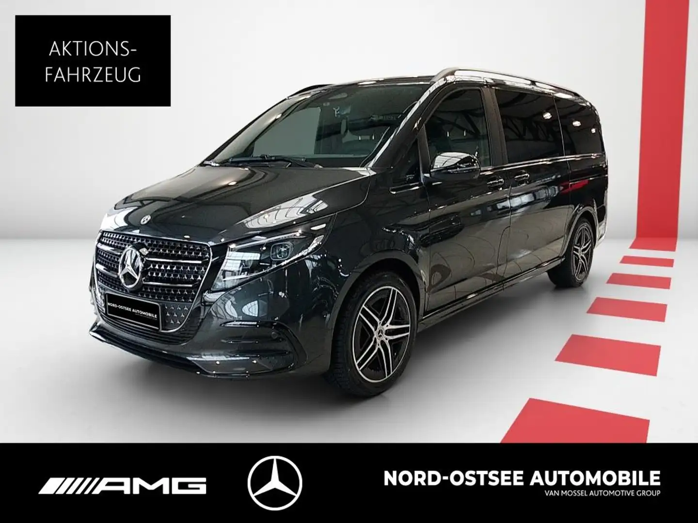 Mercedes-Benz V 300 d 4M AVANTGARDE LANG AMG+AIRMATIC+PANO+AHK Grau - 1