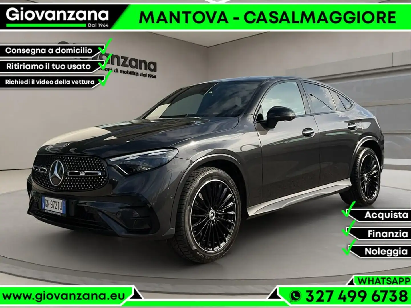 Mercedes-Benz GLC 220 GLC Coupe 220 d AMG Line Premium 4matic auto Grigio - 1