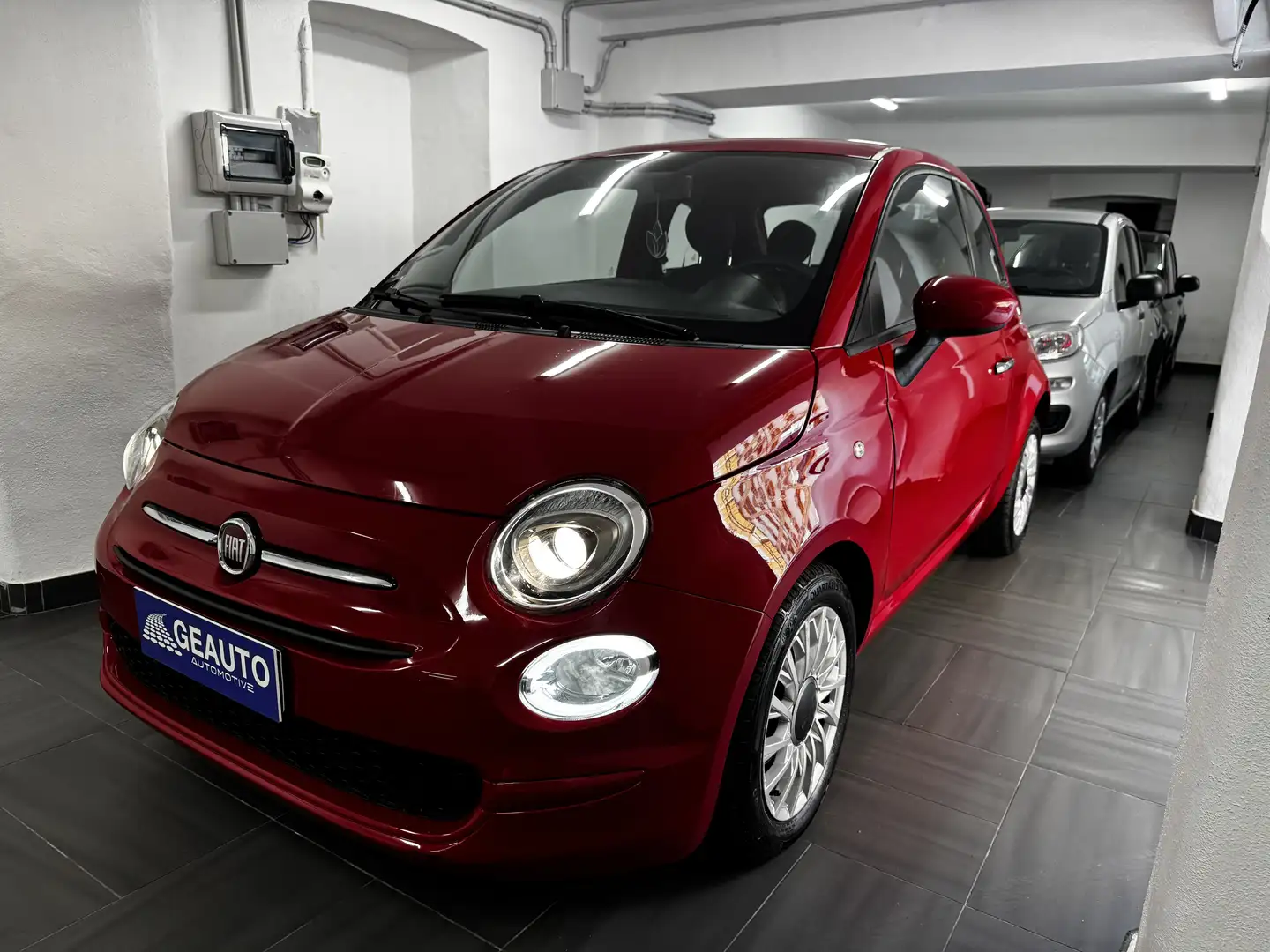 Fiat 500 1.0BENZINA/hybrid Lounge 70cv PERMUTABILE GARANZIA Rouge - 1