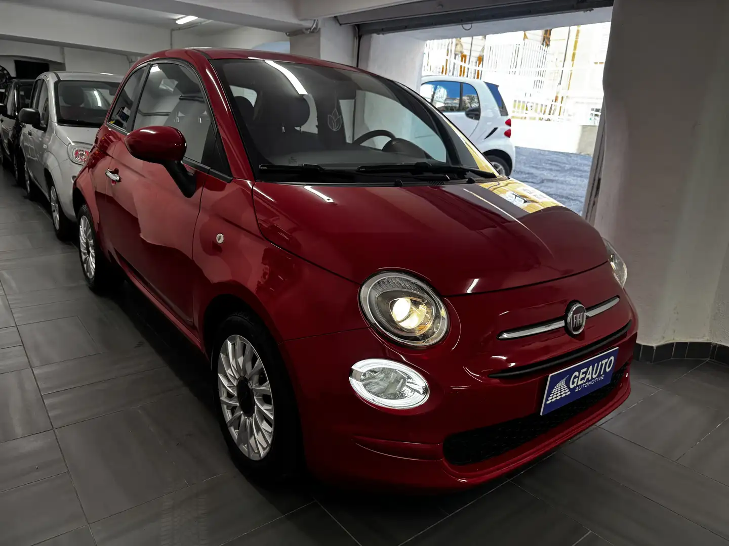 Fiat 500 1.0BENZINA/hybrid Lounge 70cv PERMUTABILE GARANZIA Rouge - 2