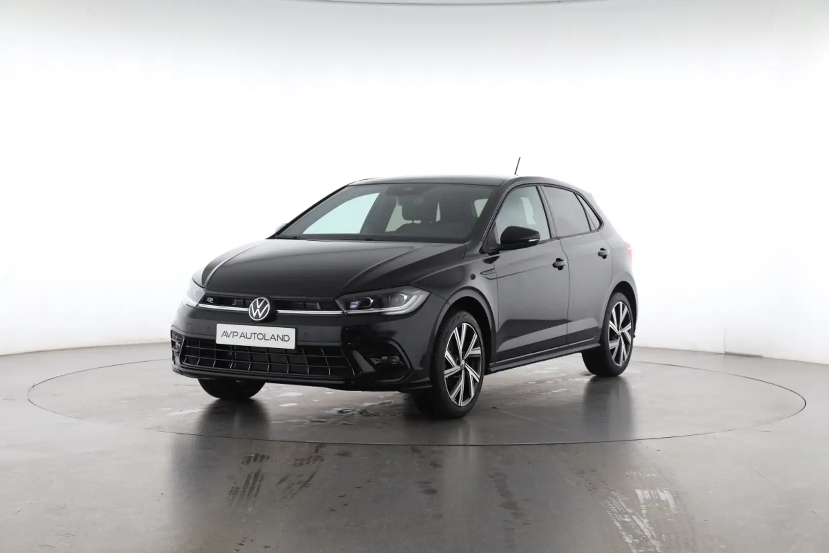 Volkswagen Polo 1.0 TSI DSG R-Line | NAVI | Чорний - 2
