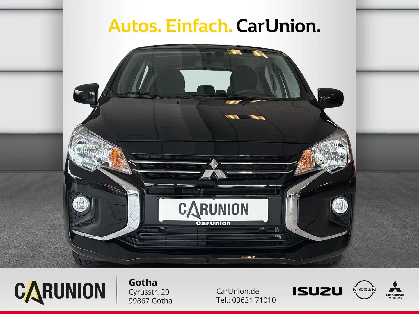 Mitsubishi Space Star Plus 1,2 l KLIMA/DAB Zwart - 2