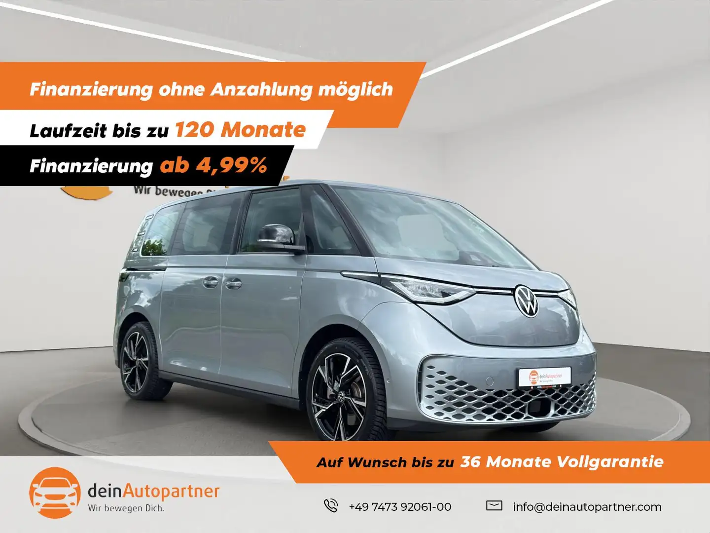 Volkswagen ID. Buzz ID.Buzz Bus 150 kW Pro NAVI/LED/ACC/LANE/KEYLESS Stříbrná - 1