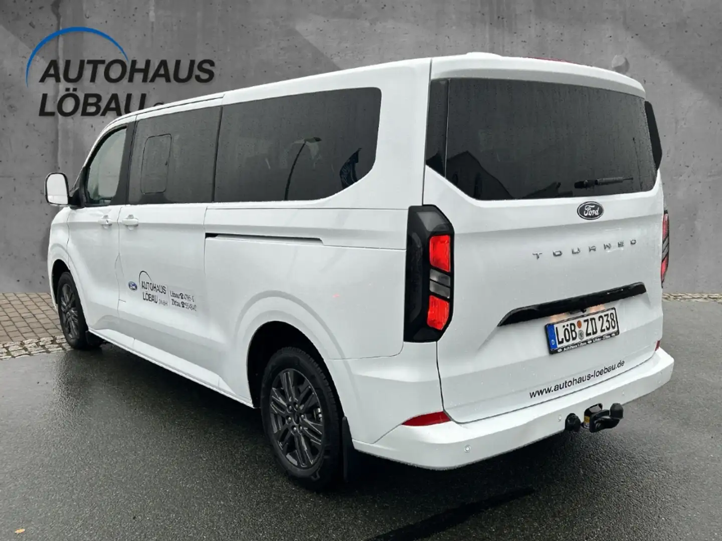 Ford Tourneo Custom L2 Titanium AHK Leder LED DAB Navi SHZ Spurwechsel Weiß - 2