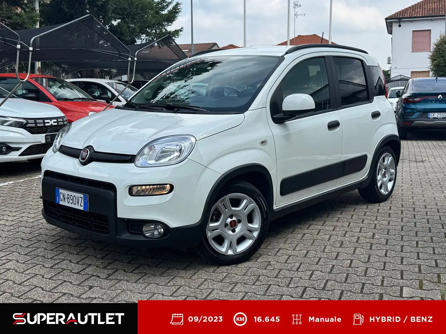 Fiat Panda Panda City Cross 1.0 FireFly Hybrid 70cv S&S Bianco - 1