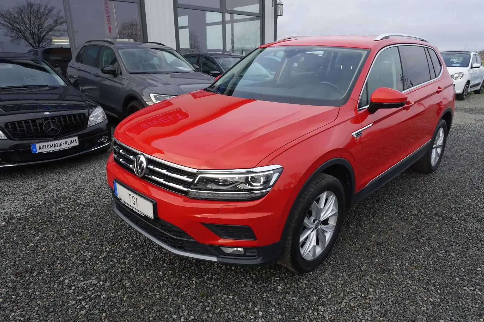 Volkswagen Tiguan Allspace 1.4TSI DSG LED NAV APP ACC 7Sitz Orange - 2