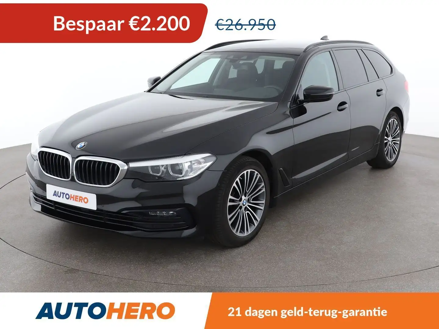 BMW 520 520i Sport Line Zwart - 1