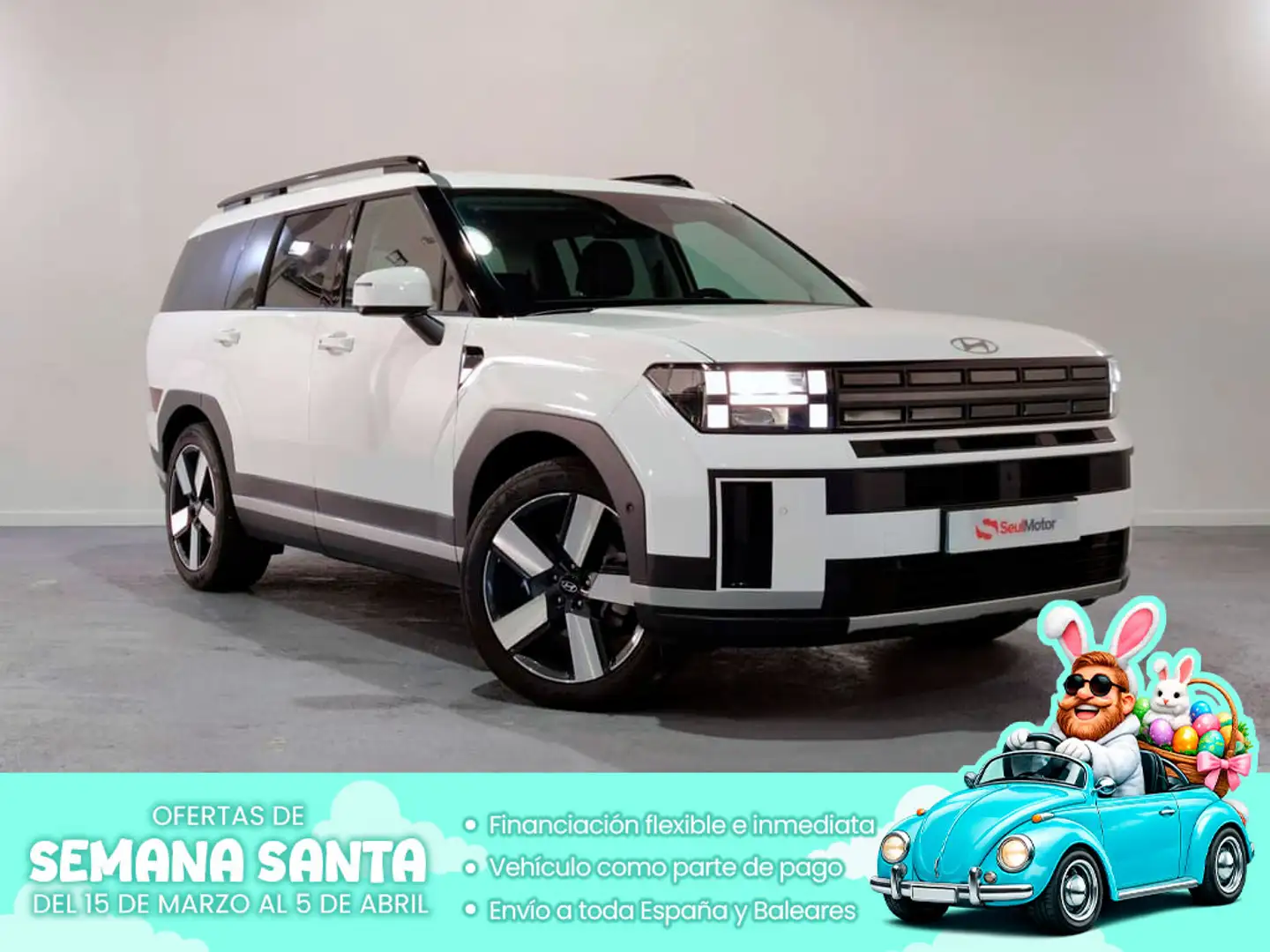 Hyundai SANTA FE Todoterreno Automático de 5 Puertas Blanco - 1