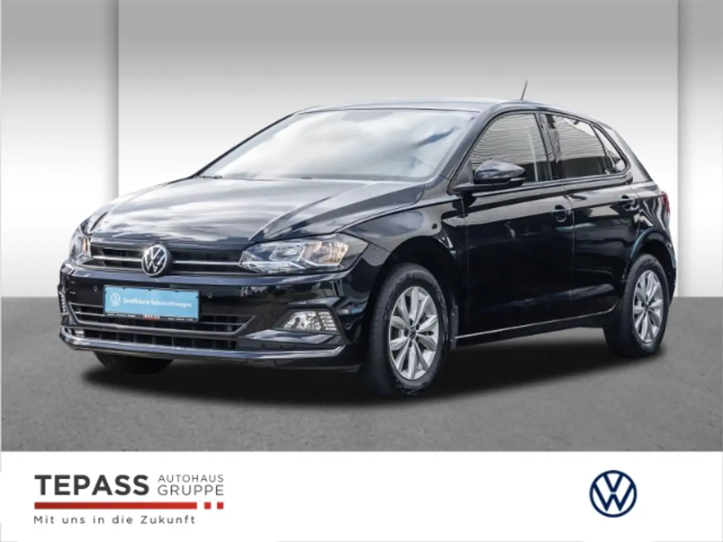 Volkswagen Polo VI 1.0 TSI DSG Highline NAVI SHZ PDC Noir - 1