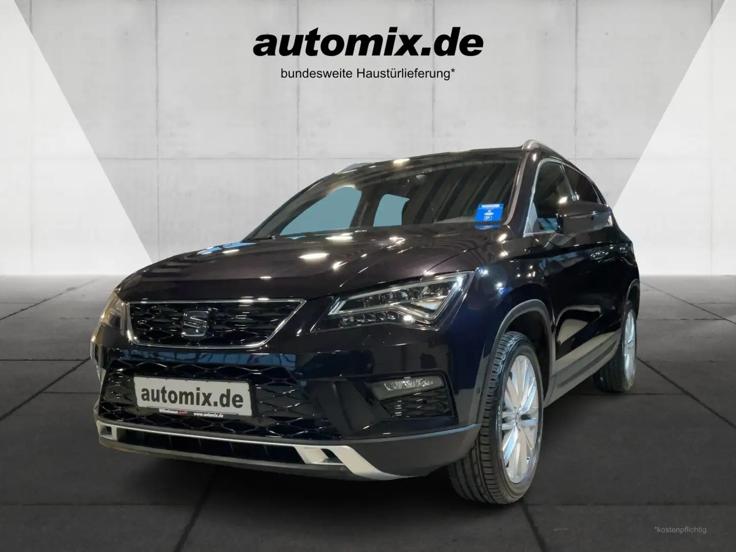 SEAT Ateca ,AHK,Navi,AUTOM.,LED,SHZ,Tempomat, Zwart - 1