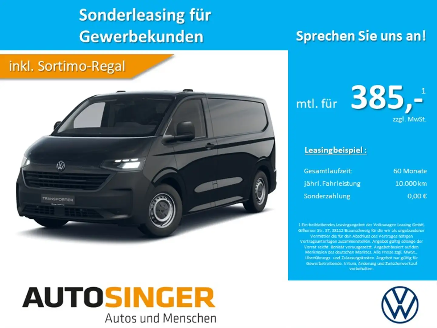 Volkswagen T7 Transporter Kasten TDI 4M KR AHK*CAM*ACC*KLIMA Černá - 2