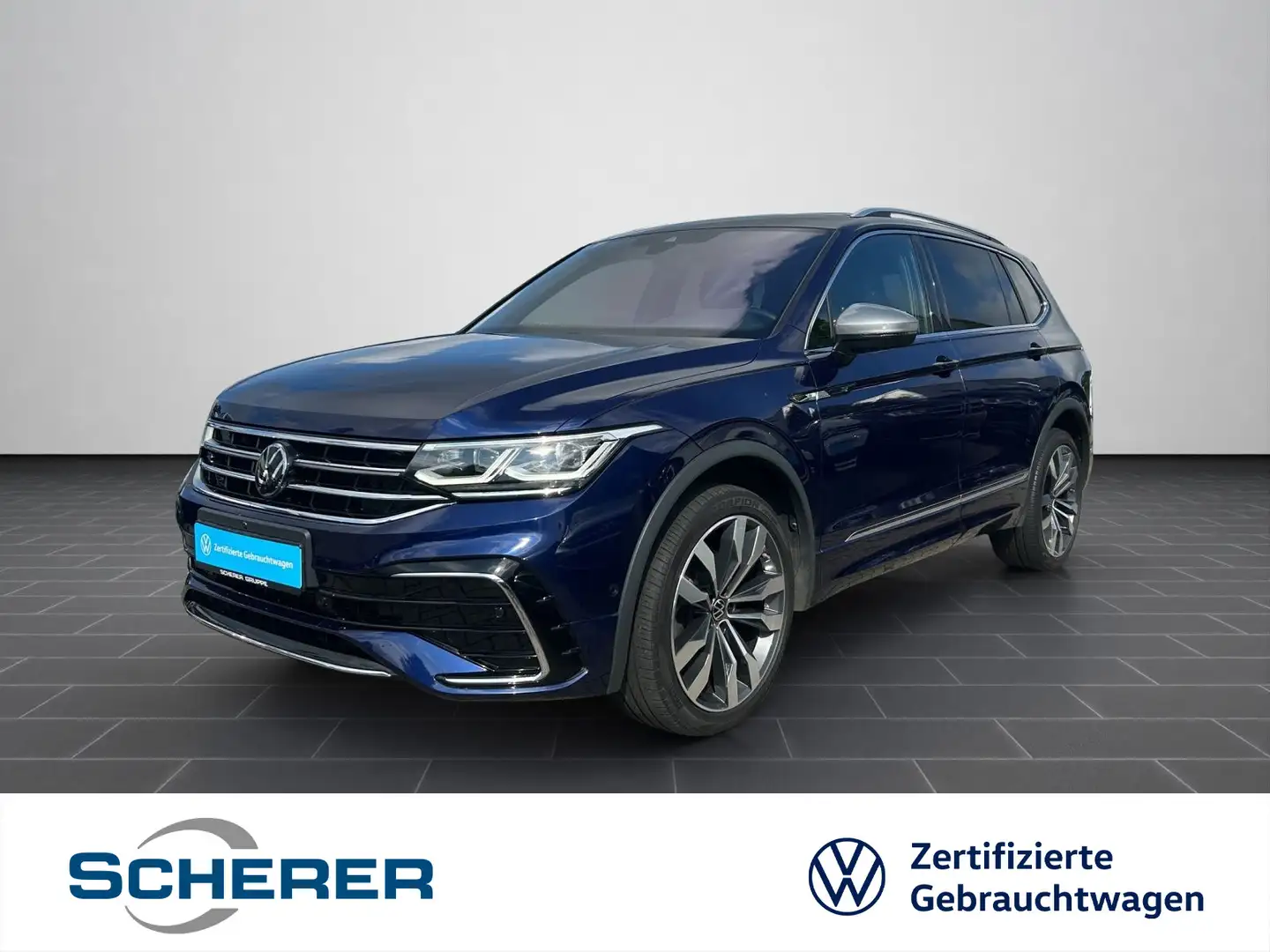 Volkswagen Tiguan Allspace R-Line 2.0 TDI DSG 4x4 7-Sitzer Blau - 1