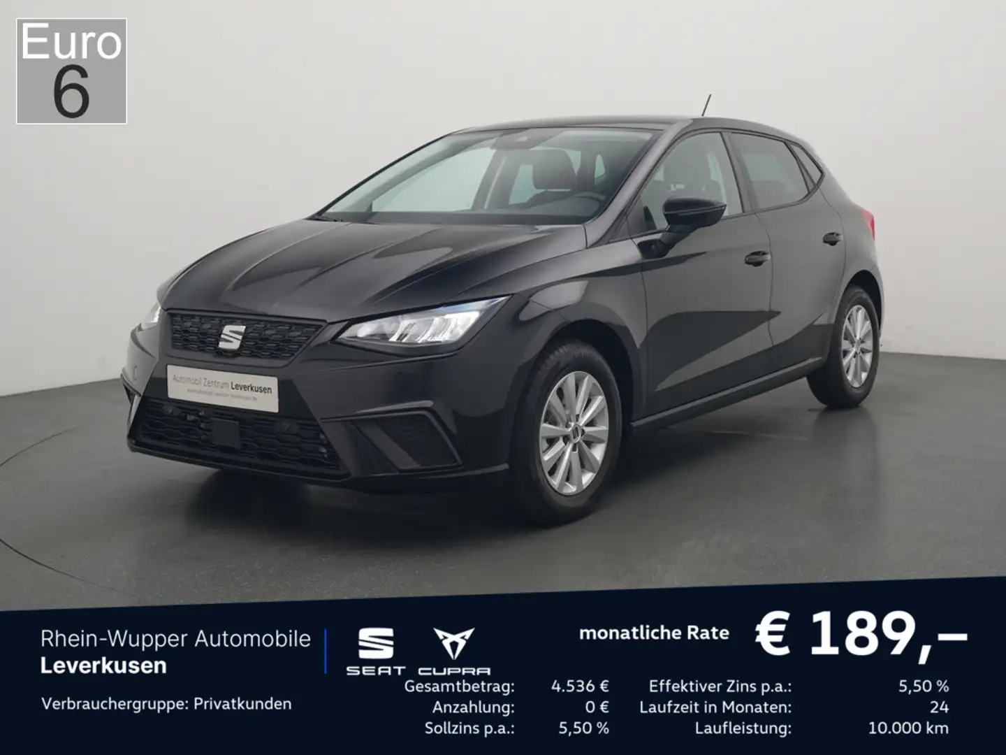 SEAT Ibiza 1.0 TSI Road Edition SHZ ACC FACEL. LED Negro - 1