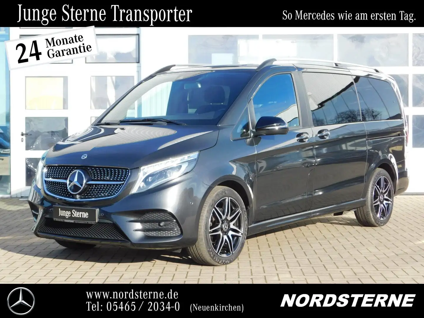 Mercedes-Benz V 300 V 300 d EDITION +AMG-LINE+NIGHT+AIRMATIC+LIEGEP BC Grau - 1