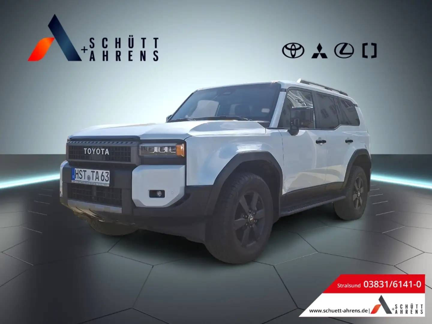 Toyota Land Cruiser TEC-Edition 4x4 HUD PDCv+h Keyless JBL DAB Apple C Weiß - 1