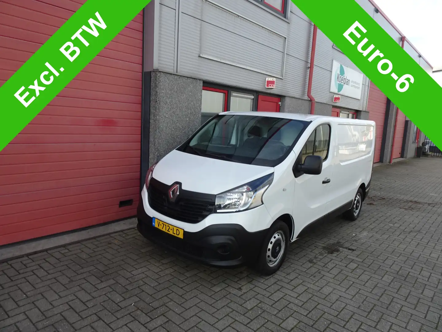 Renault Trafic 1.6 dCi T27 L1H1 Comfort 3 zits airco Blanc - 1
