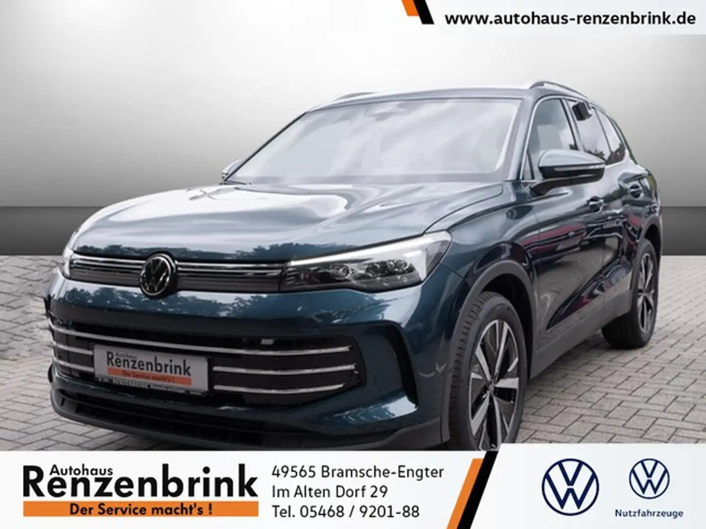 Volkswagen Tiguan Elegance TDI DSG Navi AHK 8-fach Blau - 1