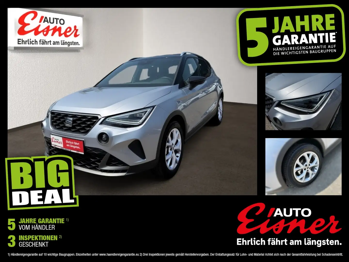 SEAT Arona 1.0 Eco TSI FR ABS ESP Zilver - 1