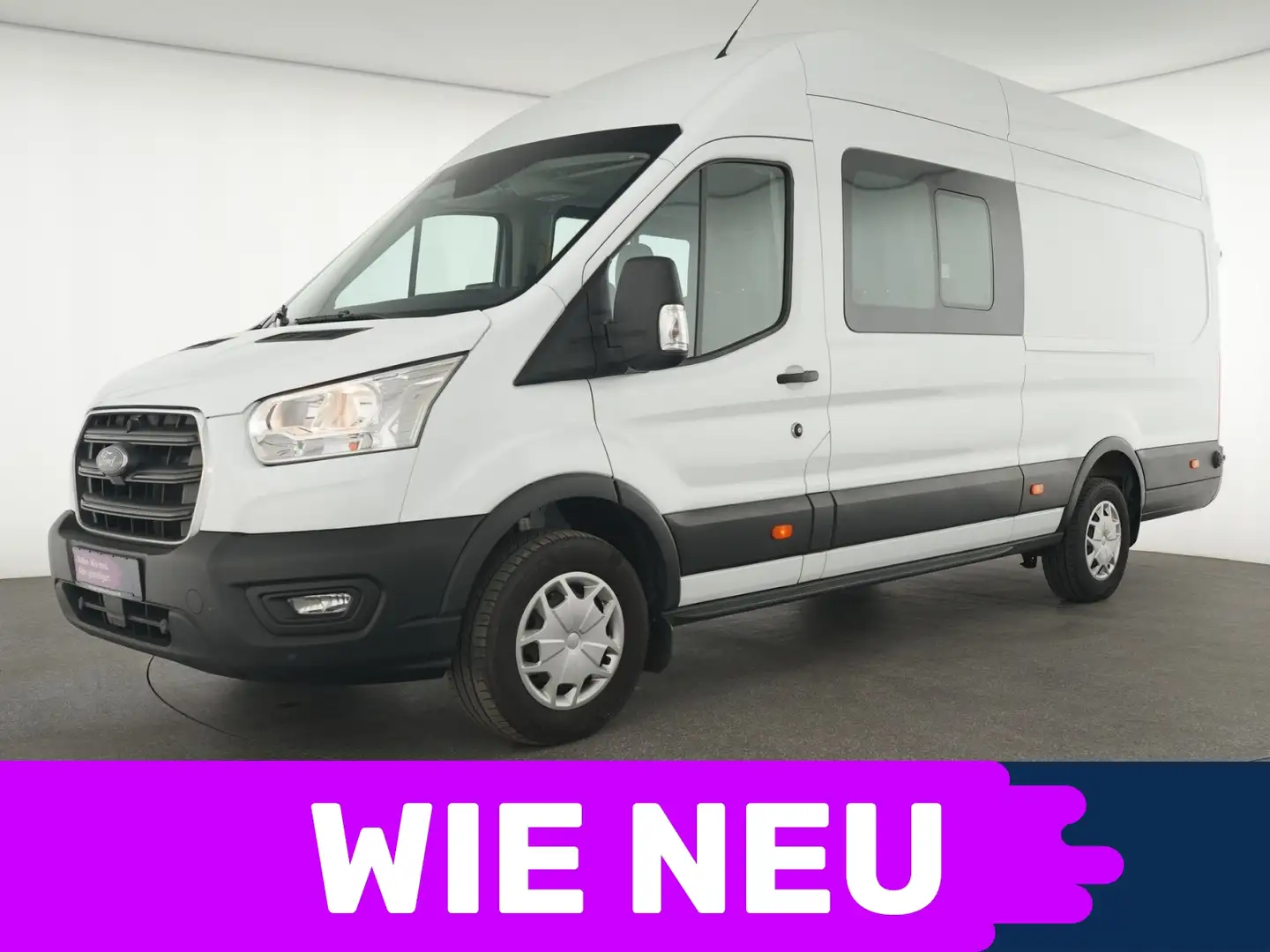 Ford Transit L4H3 6-Sitzer Navi|CarPlay|Tempo|Klima Weiß - 1