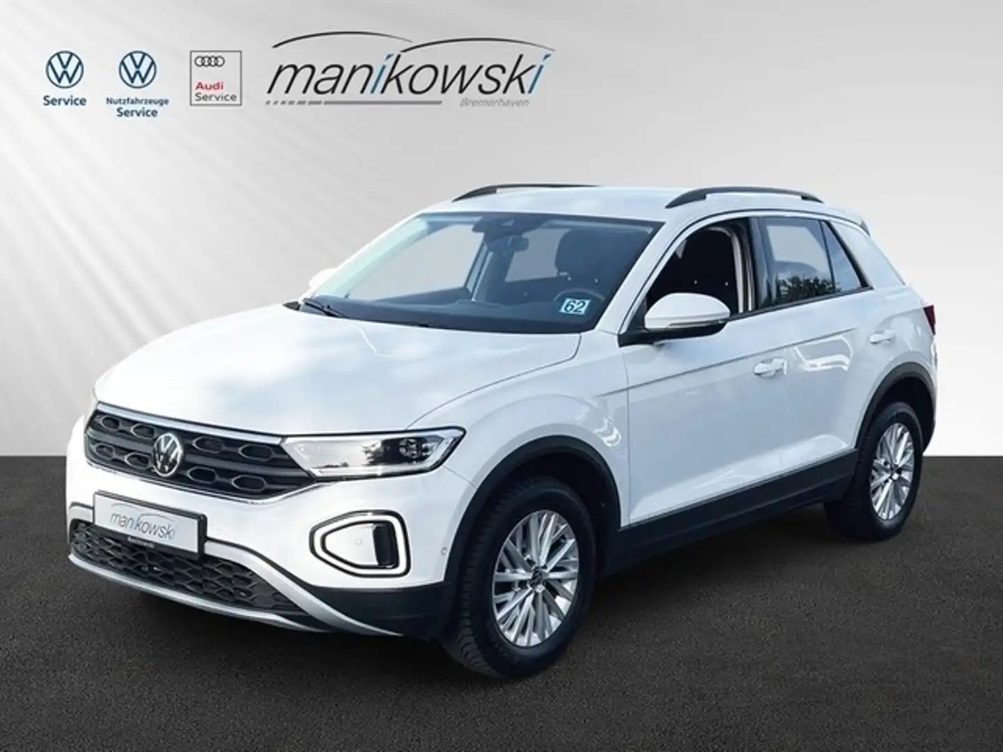 Volkswagen T-Roc 1.0 TSI 116 PS *LIFE*NAVI LED KLIMA Weiß - 1