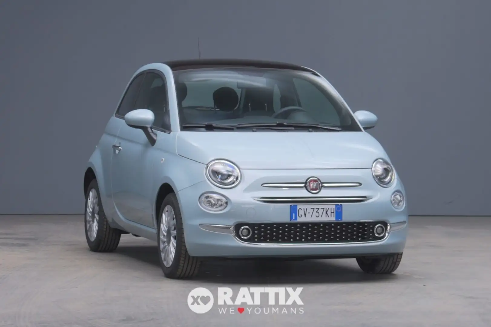 Fiat 500 1.0 Hybrid 70CV Dolcevita + tetto panoramico Verde - 1