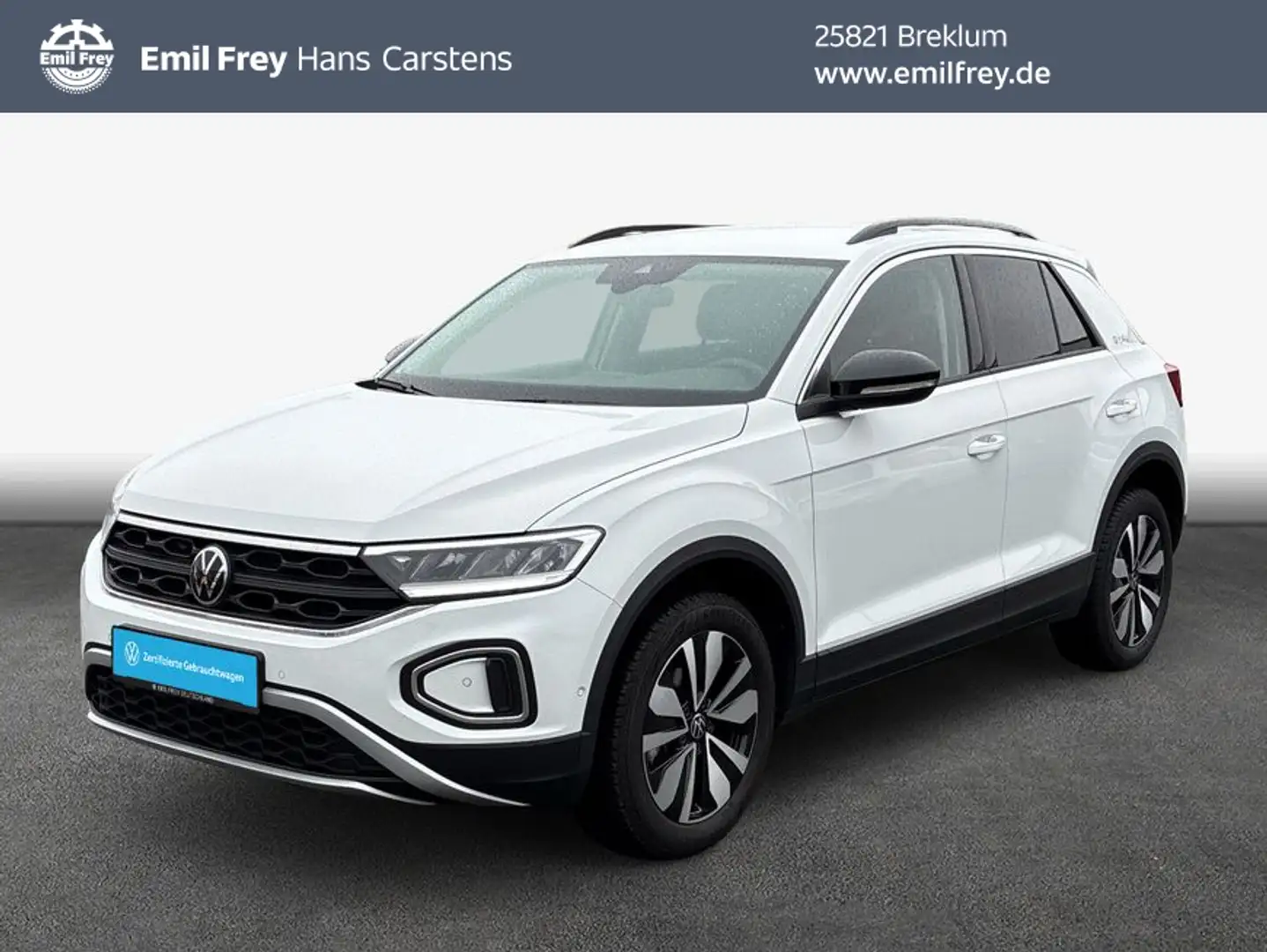 Volkswagen T-Roc Goal 1.0 TSI Navi LED Sitzpaket GJR Weiß - 1