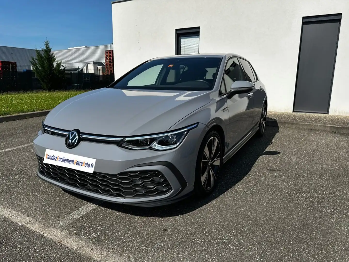 Volkswagen Golf 8 2.0 TDI - SCR 200ch GTD DSG7 Gris Lunaire Gris - 1