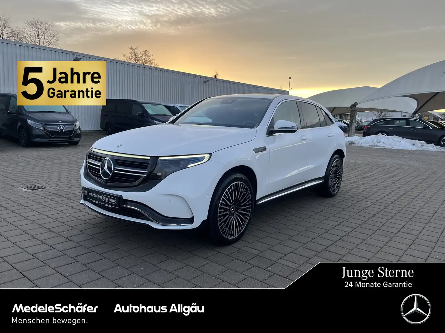 Mercedes-Benz EQC 400 EQC 400 4M AMG 21" SHD Mulit-LED Soundsystem Sitzh Weiß - 1