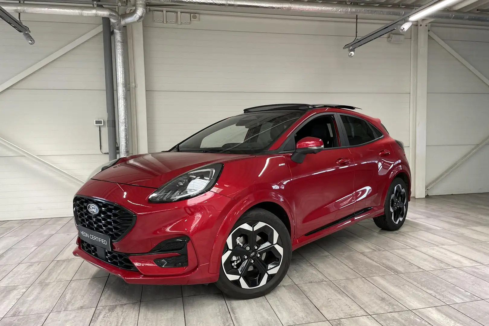 Ford Puma 1.0 EcoBoost Hybrid 155pk Automaat ST-Line X | Pan Rood - 2