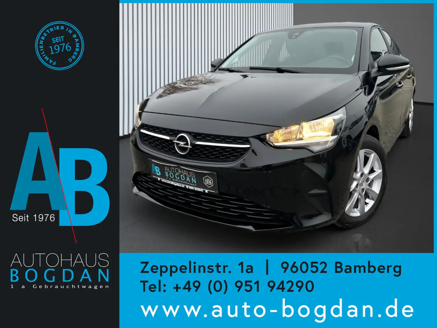 Opel Corsa Edition Navi v.App*Winterpaket*PDC*TÜV neu Schwarz - 1