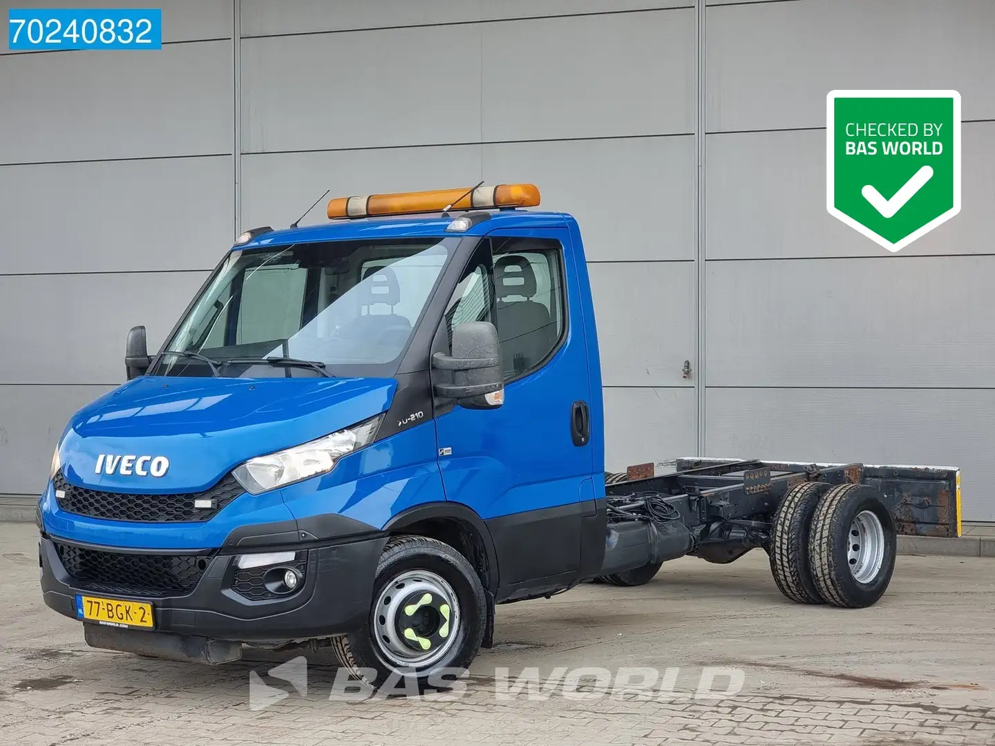 Iveco Daily 70C21 3.0L 210PK 375cm wheelbase Luchtvering Chass Blauw - 1